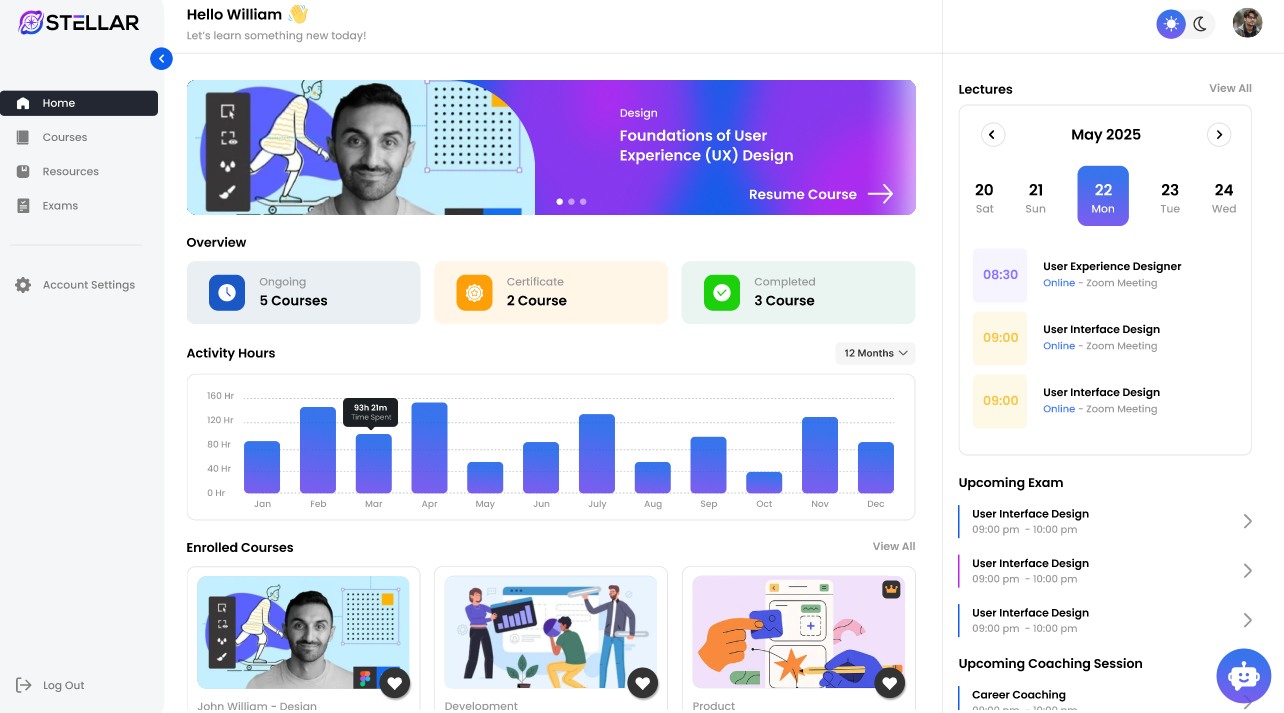 Stellar-Learn LMS Screenshot 1